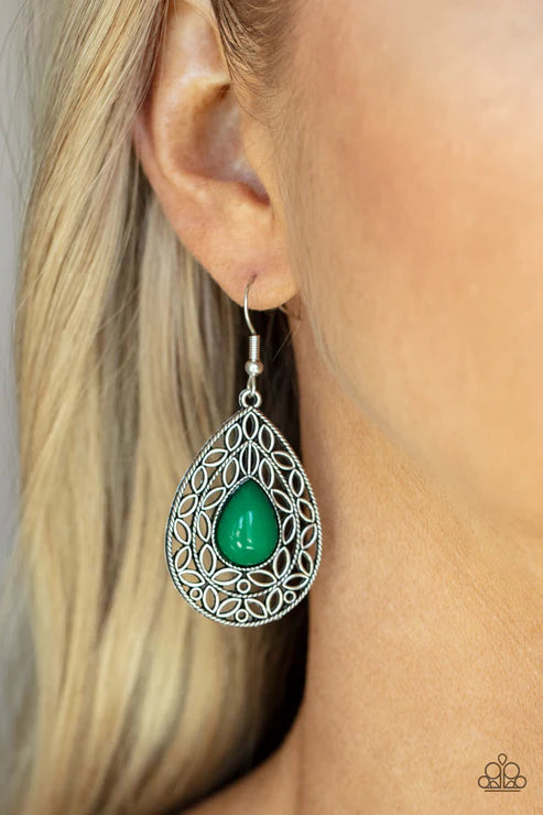 Fanciful Droplets - Green