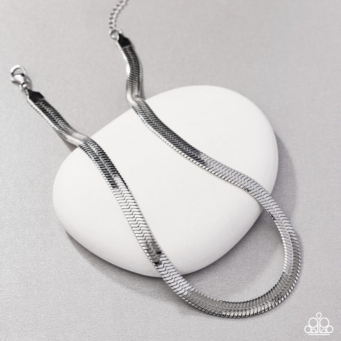 Herringbone Haute - Silver